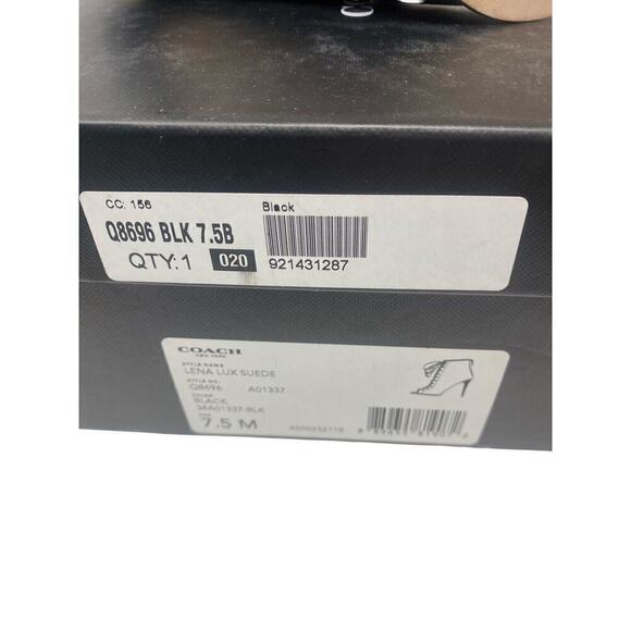 Authentic Coach Women's Lena Lux Suede Size 7.5 New In Box 📦 - Picture 6 of 6